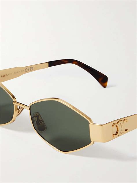 celine triomphe sunglasses gold dupe|celine knockoff sunglasses.